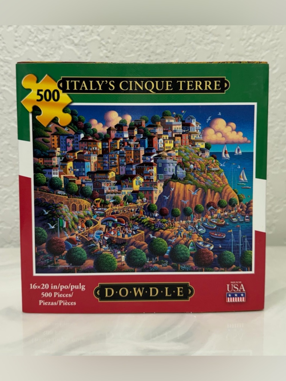 Dowdle Italy's Cinque Terre 500-Piece Jigsaw Puzzle